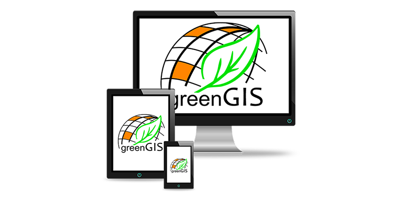 Logos der Green GIS Baum Baumkataster App